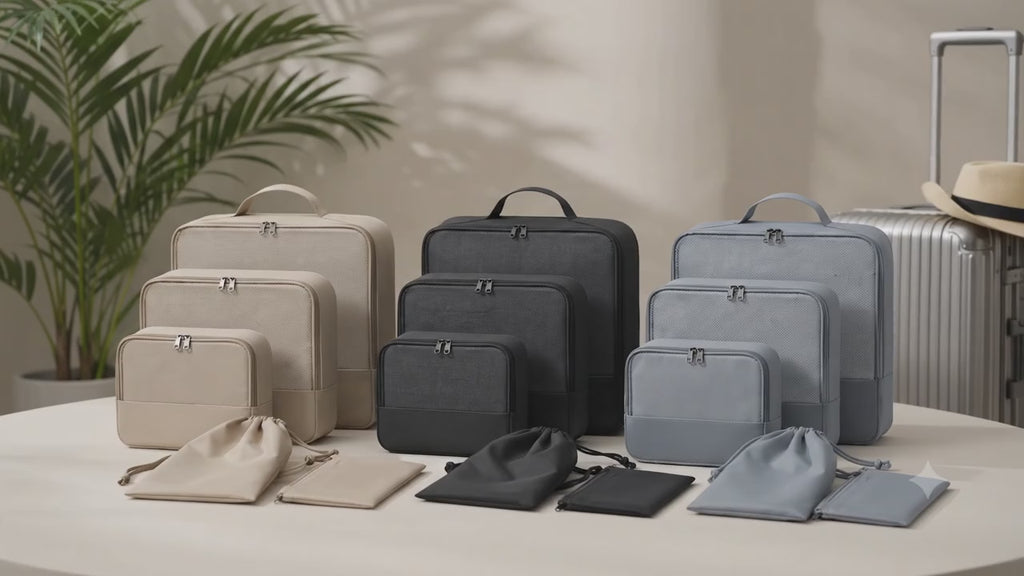 The Compression Cube System — 6-Piece Packing Cubes